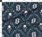 Blue Boots Country Western Navy Pink Bows Daisy Wildflowers Cowboy Boot Farm Southwestern Custom Printed Fabric by Spoonflower Various Fabrics by the Yard or Fat Quarter